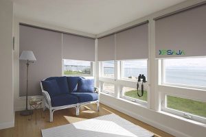 Rèm cuốn trơn vải phủ nhựa