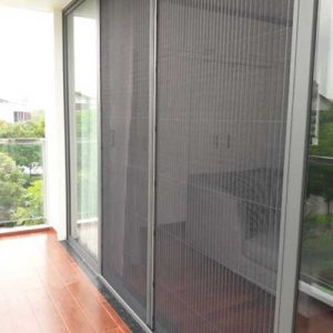 Cửa lưới chống muỗi xếp mở 2 bên