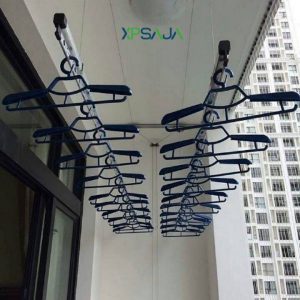 Giàn phơi gắn trần chung cư